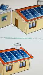 paneles solares sobre tejados