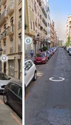 Parte sin arboles / parte con arboles