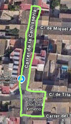 Zona a peatonalizar