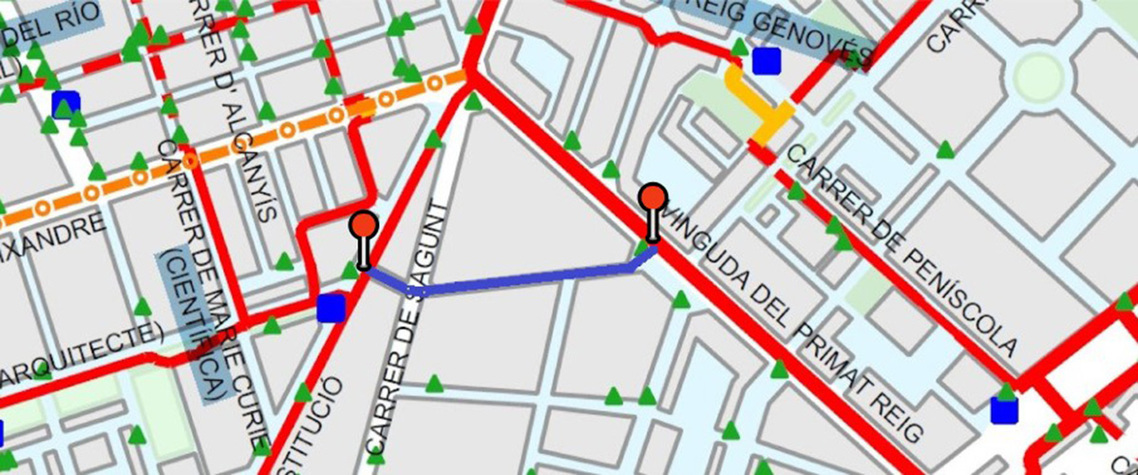 conexión ciclista