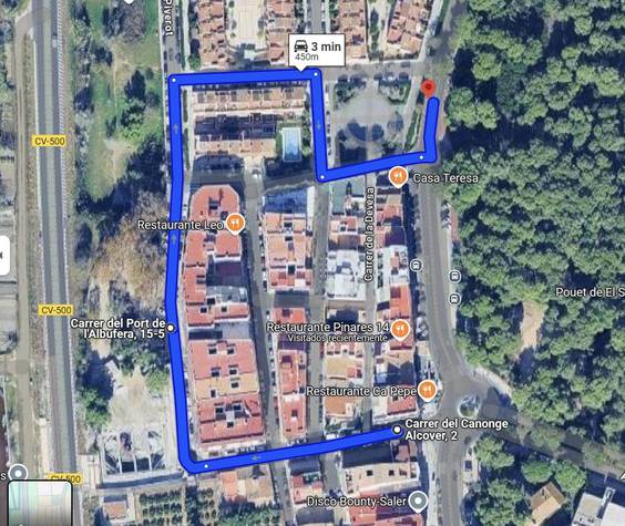 Circunvalación a El Saler