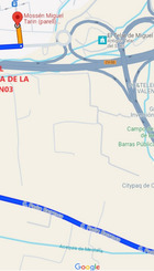 Modificación ruta línea 62