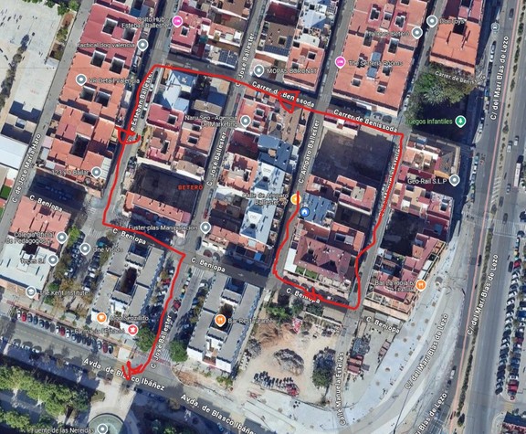 Recorrido normal por todo el barrio