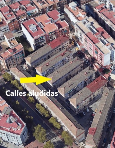 LOCALIZACIÓN CALLES ALUDIDAS