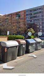 Antigua ubicación de los contenedores