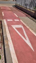 Ceda el paso bicis