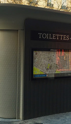 WC instal·lat a París