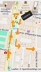 camara mal ubicada calle corona