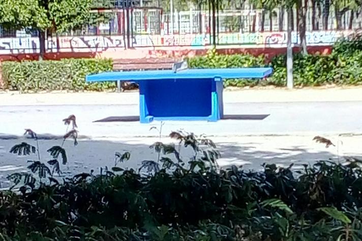 Mesa de Valencia ya instalada