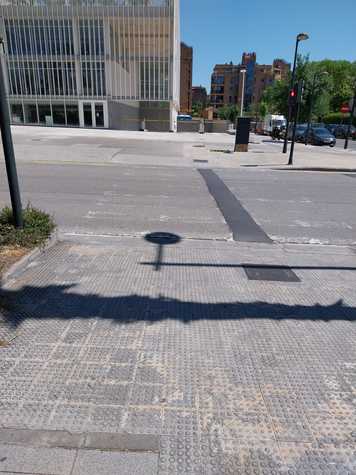 paso de peatones borrado