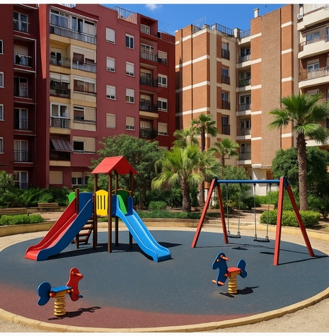 Simulación zona de juegos 