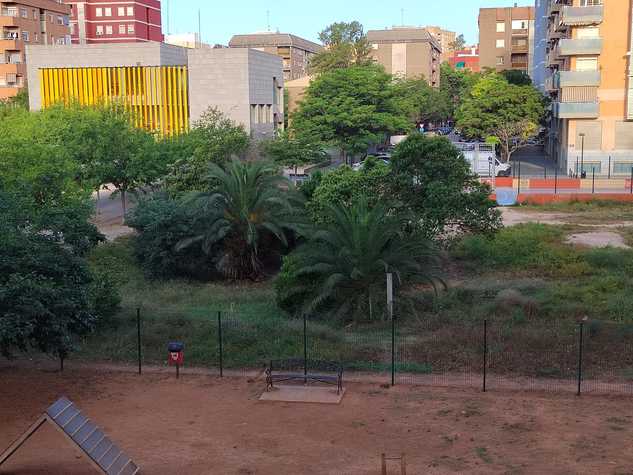Zona abandonada del parque