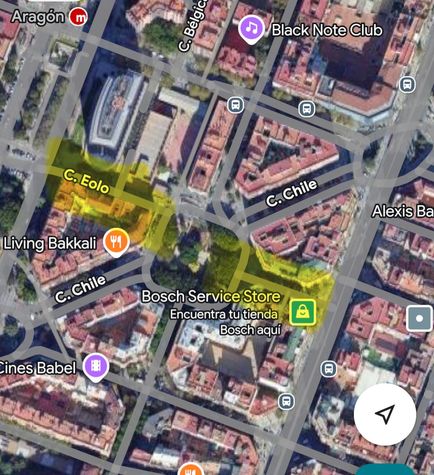 Àrea afectada