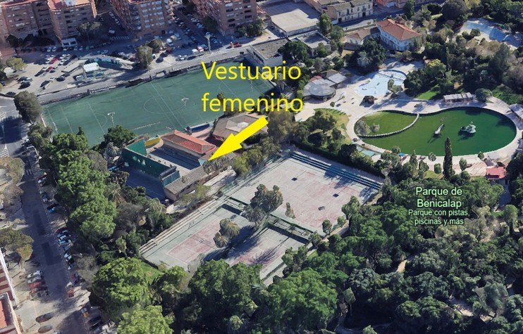 Zona de vestuarios